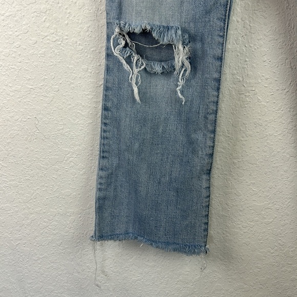 PISTOLA High-Rise Straight Crop Distressed 27 - Picture 5 of 9